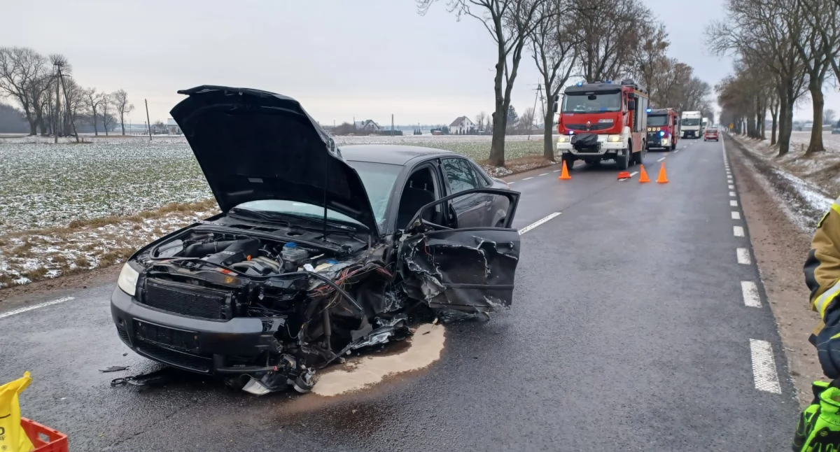 Wypadek w Kozłowie