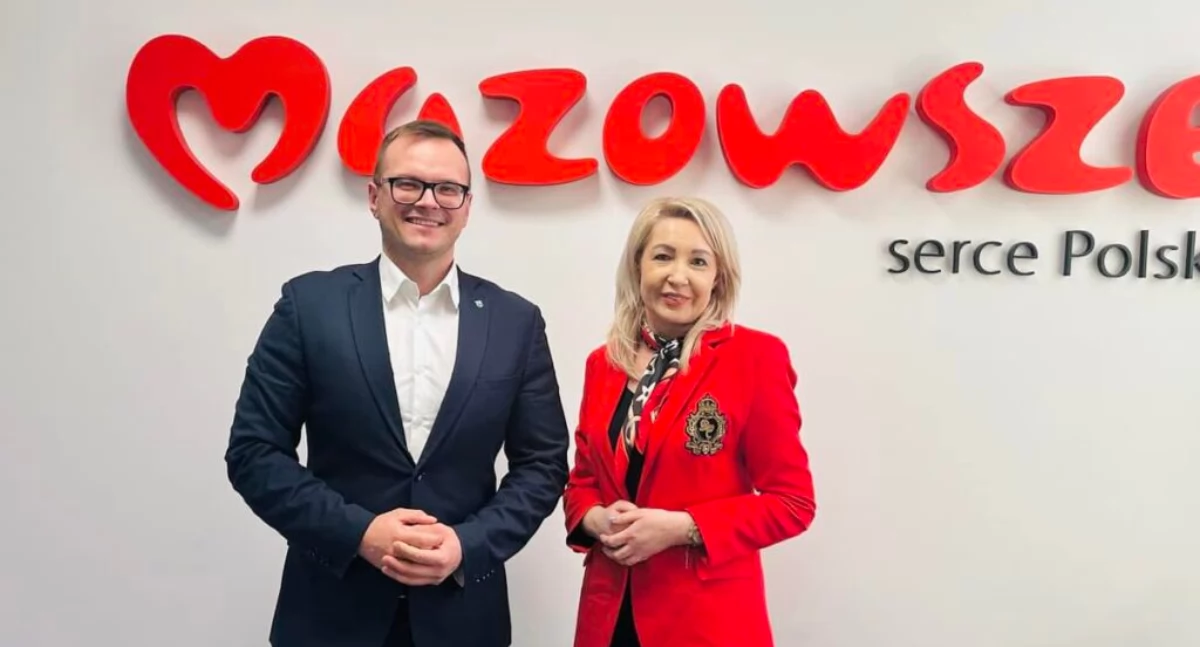Urząd marszałkowski, Mazowsze Gmina Radzanowo koło Płocka stawia rozwój spotkanie Urzędzie Marszałkowskim Mazowsza - zdjęcie, fotografia