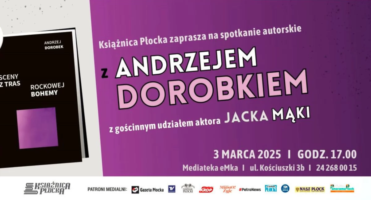 Książka, Promocja tomiku Andrzeja Dorobka Mediatece - zdjęcie, fotografia