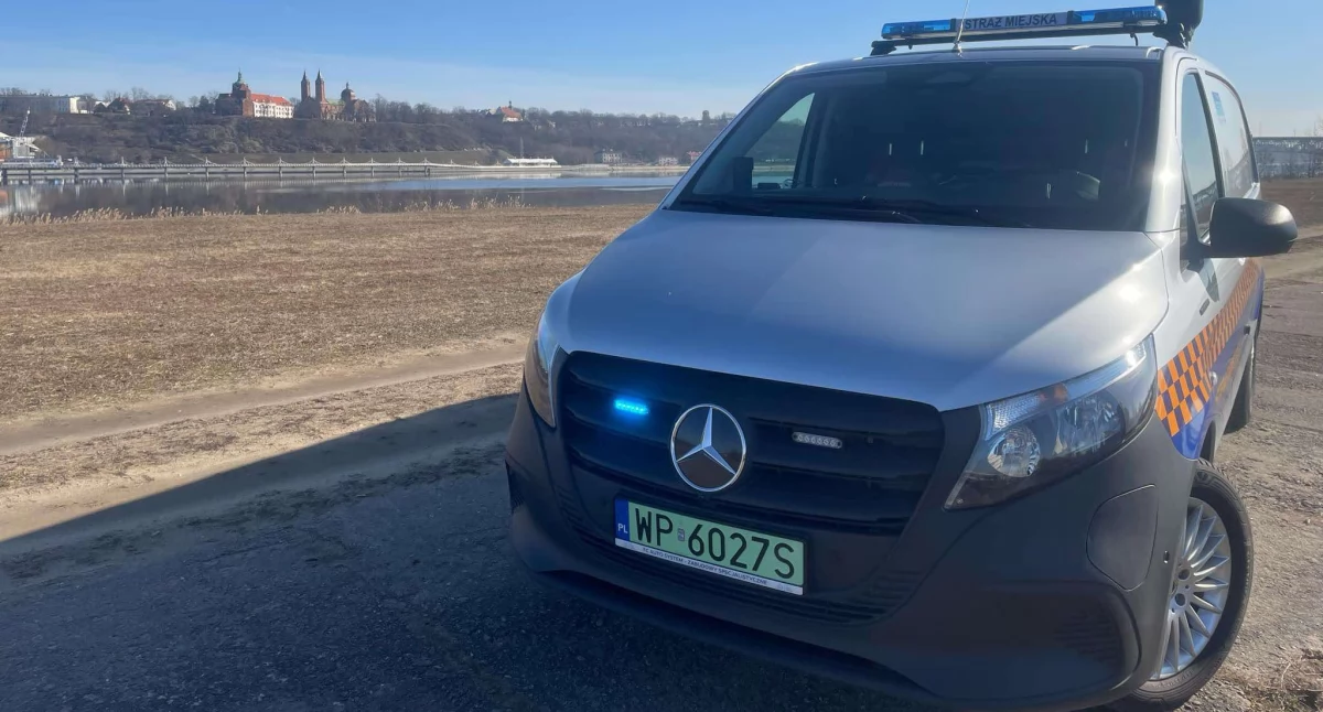 Patrole Straży Miejskiej często patrolują nadwiślańskie tereny