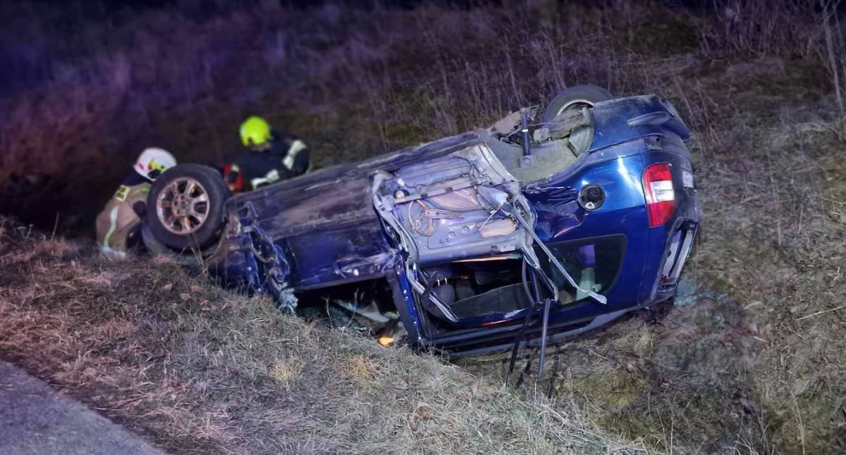 Do groźnego wypadku doszło w miejscowości Nowa Góra, gm. Staroźreby  