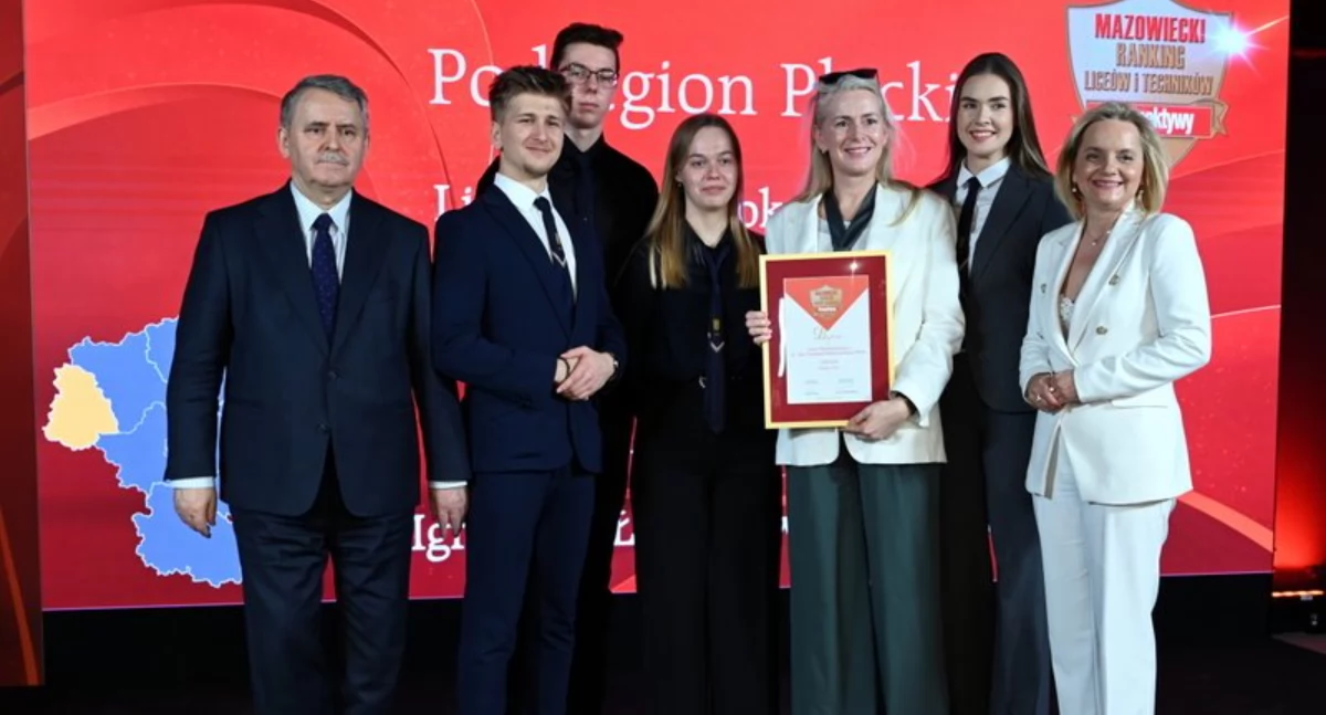 W Mazowieckim Rankingu PERSPEKTYWY 2025 płocka Małachowianka zajęła pierwsze miejsce w Płocku i 13. na Mazowszu