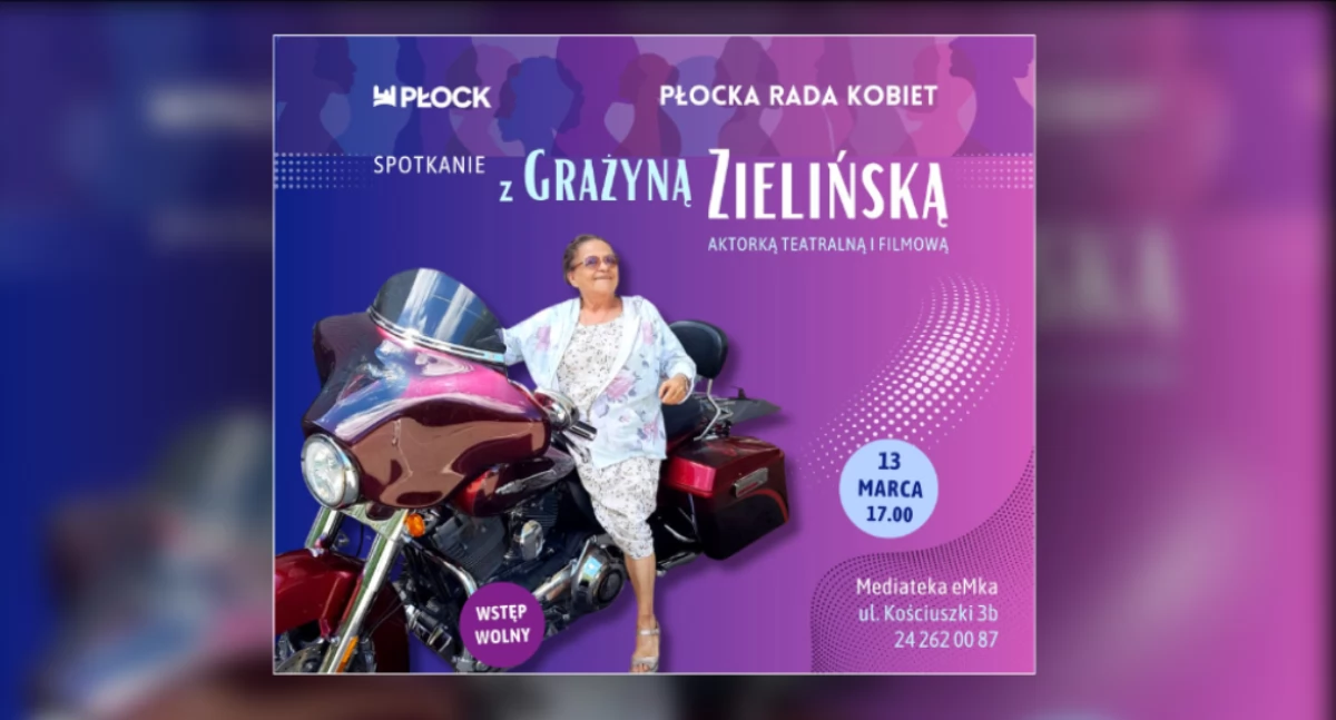 Spotkanie z aktorką teatralną i filmową Grażyną Zielińską