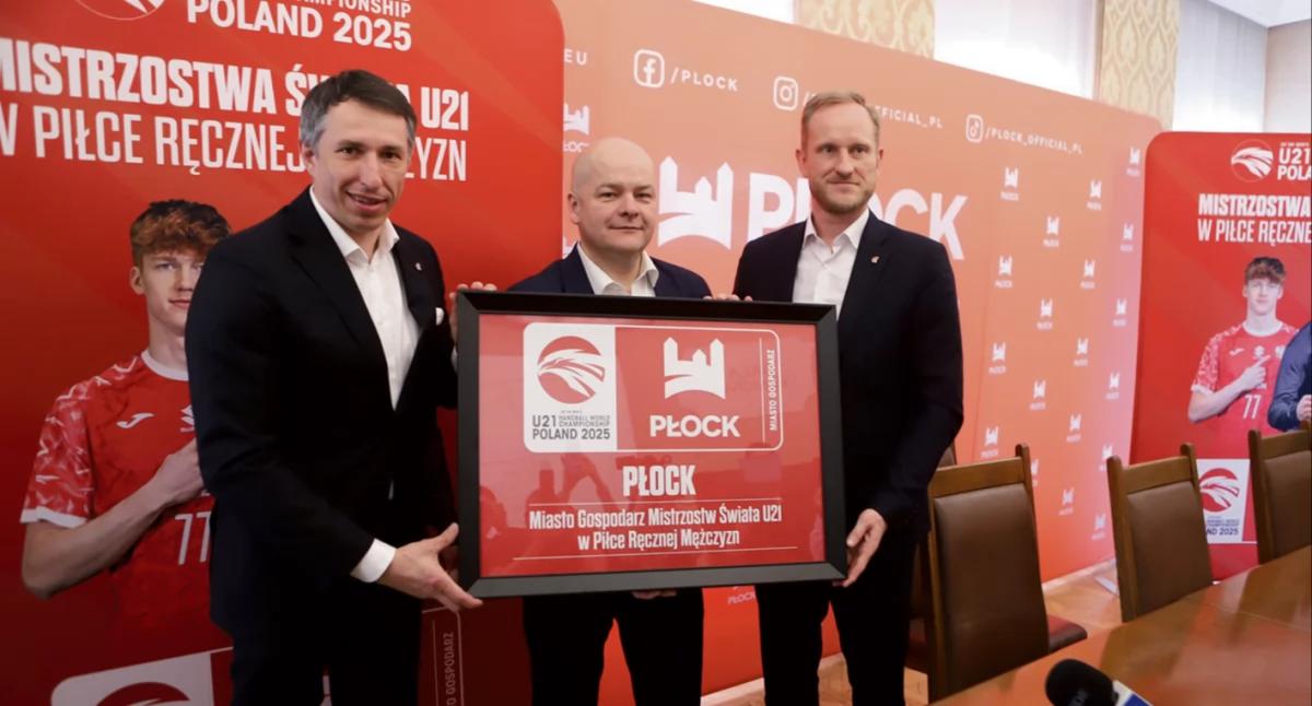 Piłka ręczna, Płock gospodarzem imprezy Mistrzostwa Świata Mężczyzn piłce ręcznej - zdjęcie, fotografia