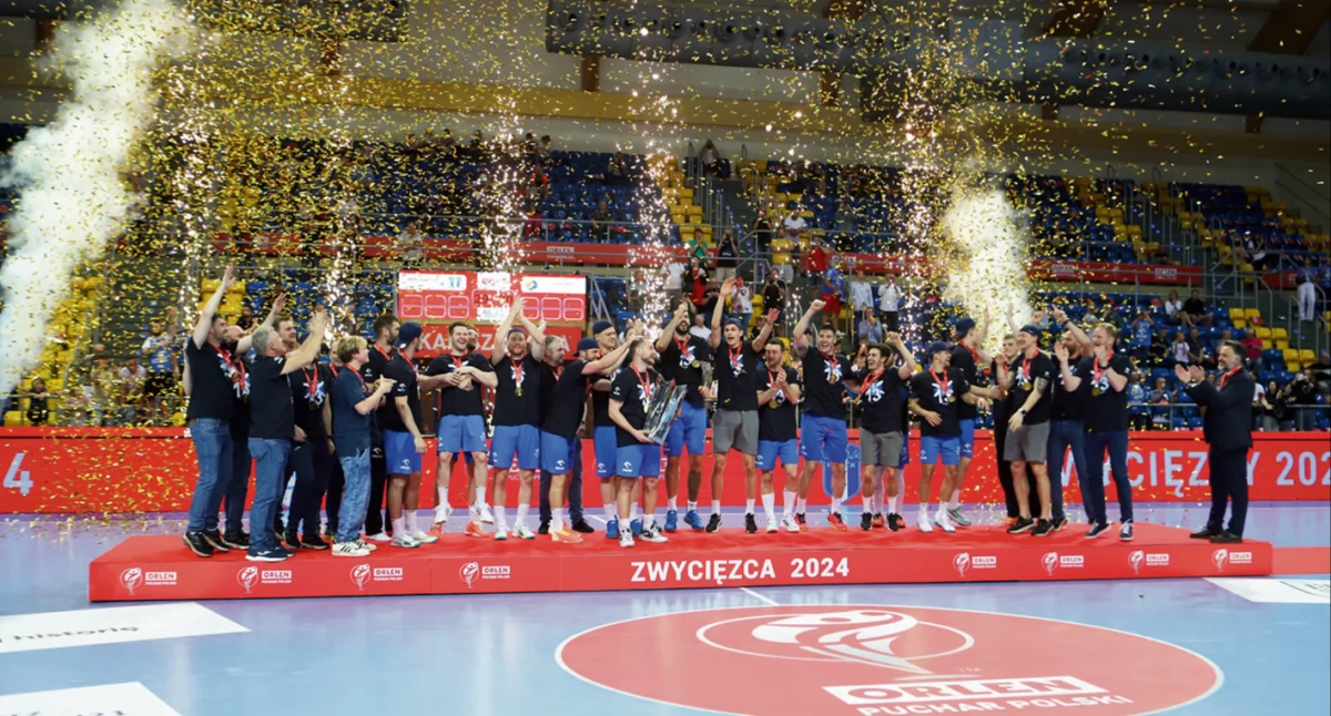 Piłka ręczna, ORLEN Wisła Płock będzie bronić trofeum zdobytego przed rokiem Kaliszu Szansa czwarty rzędu Puchar Polski - zdjęcie, fotografia