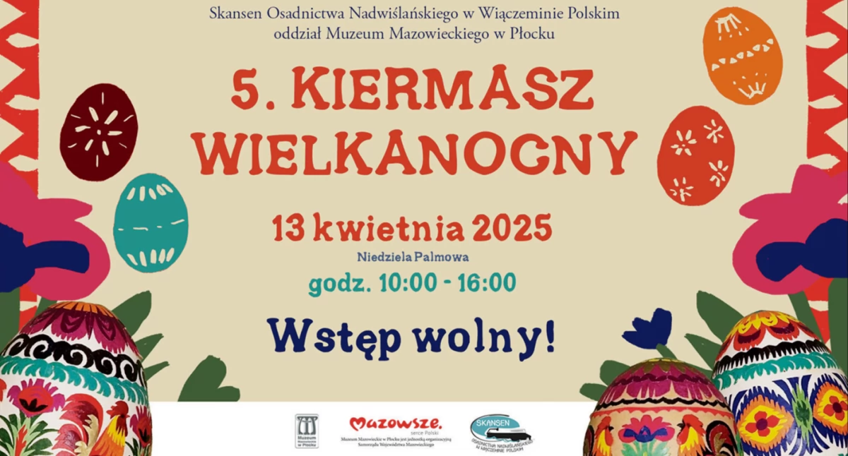 Wokół Nas, Kiermasz wielkanocny Skansenie Osadnictwa Nadwiślańskiego Wiączeminie Polskim - zdjęcie, fotografia