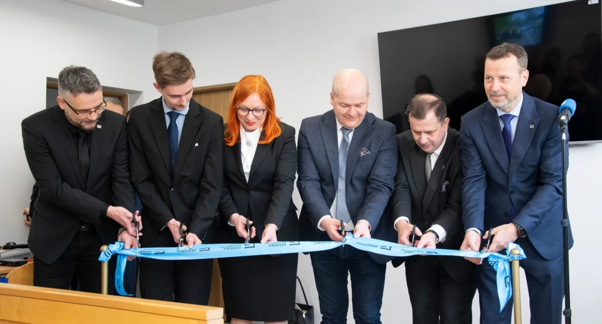 Uroczyste otwarcie specjalistycznych sal w Akademii Mazowieckiej 