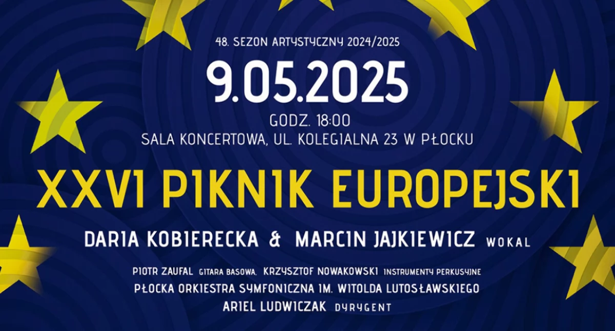 Koncert i zespół, Piknik Europejski Płocką Orkiestrą Symfoniczną Tango muzyka filmowa polskie przeboje - zdjęcie, fotografia