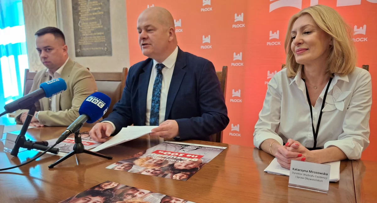Dzieje się w Płocku, Płock zagłosuje procent Rusza kampania profrekwencyjna - zdjęcie, fotografia