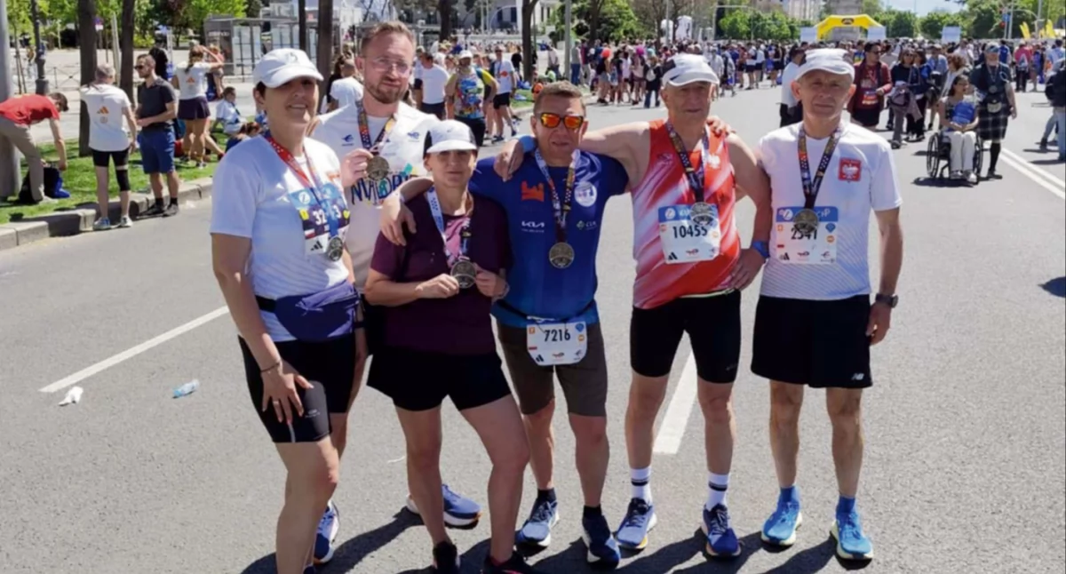 Lekkoatletyka, Zawodnicy Stowarzyszenia Płock Biega Limit ulicach Madrytu pobiegli rytmie rock’n’rolla - zdjęcie, fotografia