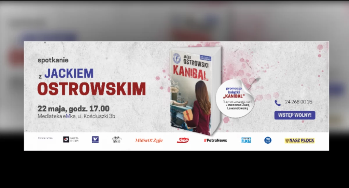 Premiera książki „Kanibal” Jacka Ostrowskiego