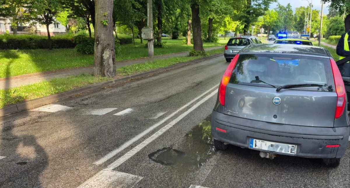 Wypadek na ul. Dobrzyńskiej