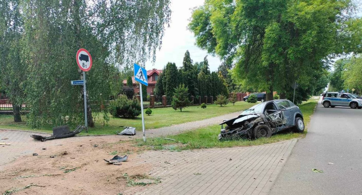 Wypadek w Bielsku