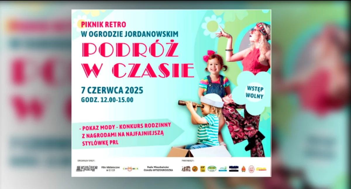 Piknik retro w Ogrodzie Jordanowskim