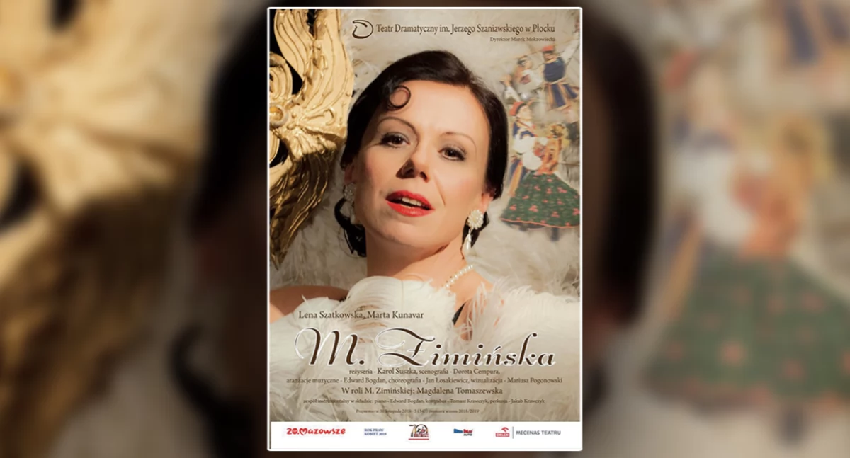 Teatr, Czego wiemy Mirze Zimińskiej Opowie zaśpiewa Magda Tomaszewska Teatr rynku Płocku - zdjęcie, fotografia
