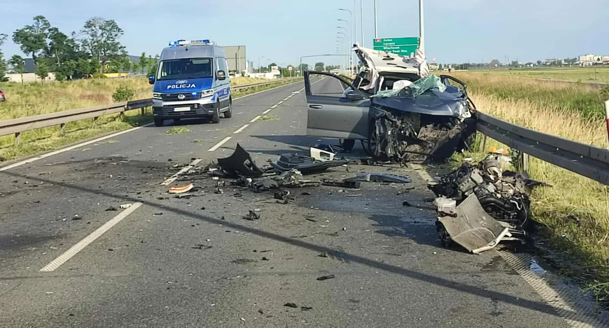 Wypadek na ul. Bartoszewskiego w Płocku