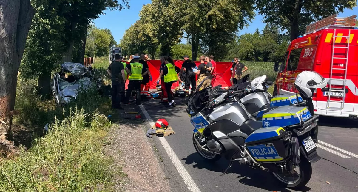 Wypadek w Goślicach