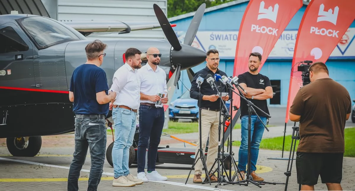 Podczas konferencji prasowej poznaliśmy atrakcje tegorocznego płockiego Pikniku Lotniczego 