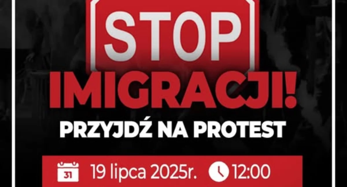 Warto wiedzieć, chcą migrantów Płocku Kolejny protest Starym Rynku - zdjęcie, fotografia