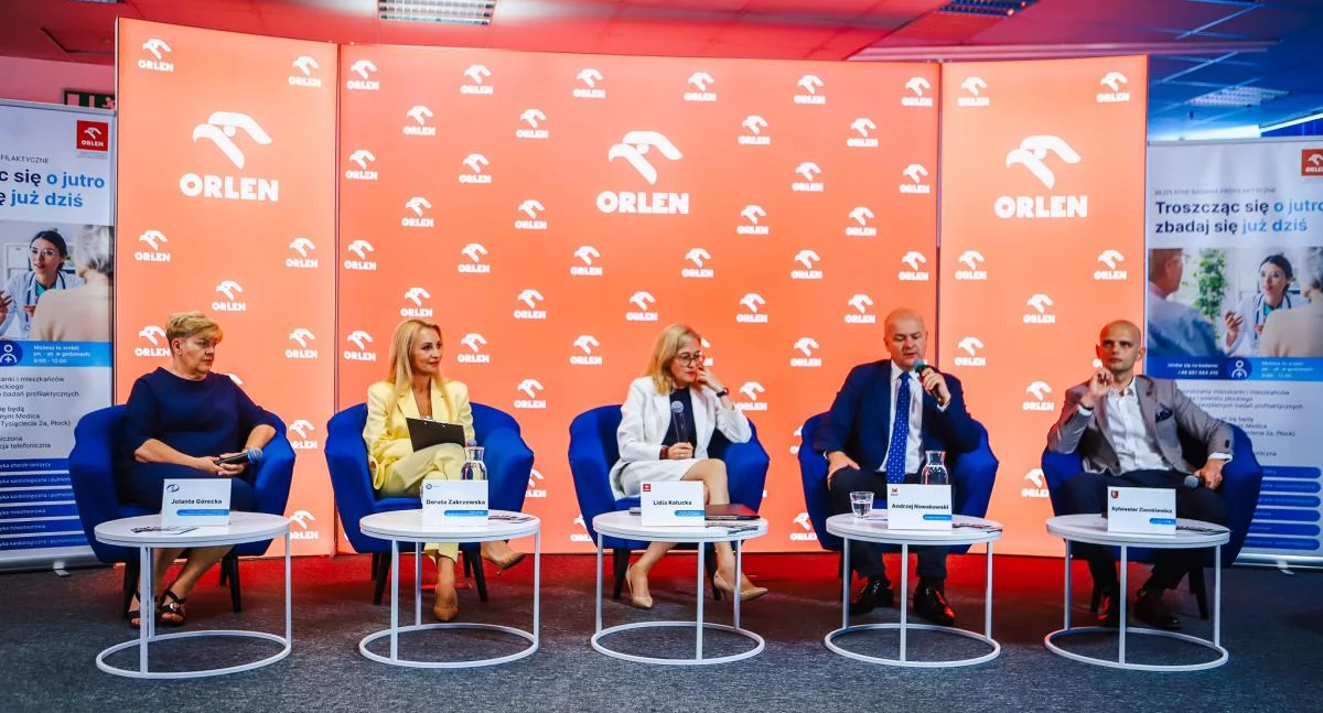 Orlen, ORLEN rusza programem profilaktycznym mieszkańców Płocka powiatu płockiego Trwają zapisy darmowe badania - zdjęcie, fotografia