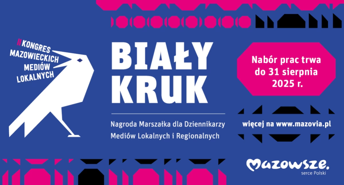 Urząd marszałkowski, „Biały Kruk” dziennikarzy mediów lokalnych ostatnie zgłoszenia! - zdjęcie, fotografia