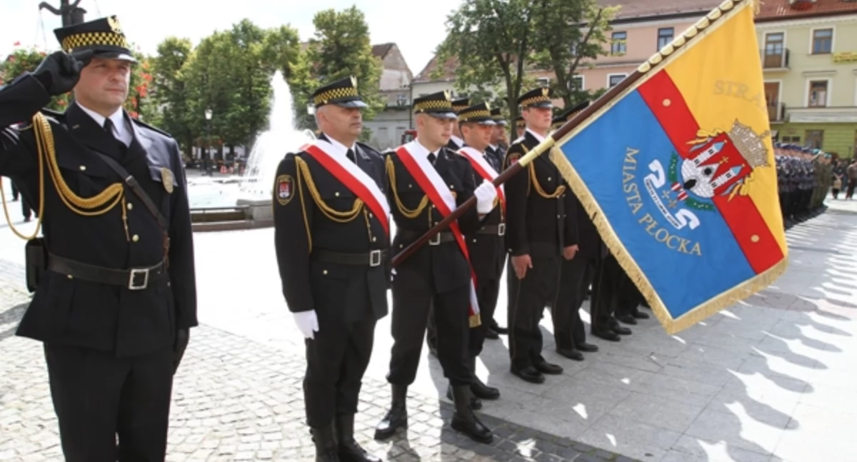 Straż miejska, Dziś dzień strażników miejskich Płocku - zdjęcie, fotografia