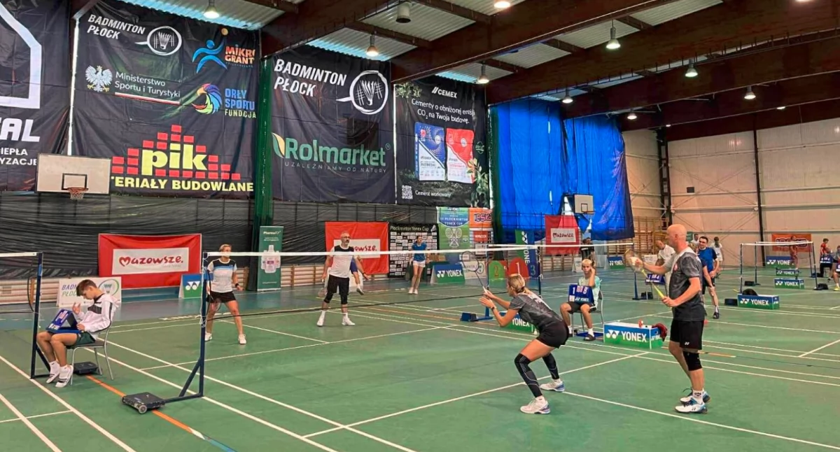 Badminton, Płock Badminton YONEX Rozegrano ponad spotkań - zdjęcie, fotografia
