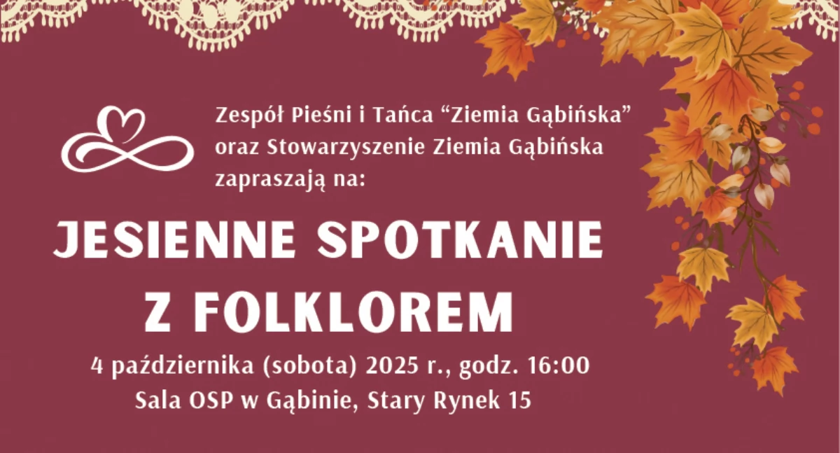 Koncert i zespół, Jesienne Spotkanie Folklorem Odkryj dziedzictwo regionu gąbińsko sannickiego - zdjęcie, fotografia