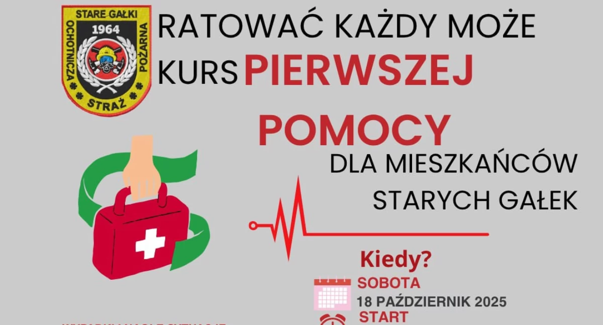 Plakat zapowiadający kurs 
