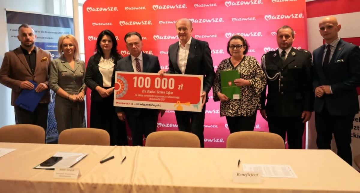 100 000 zł wsparcia na zakup samochodu trafi do OSP Dobrzyków