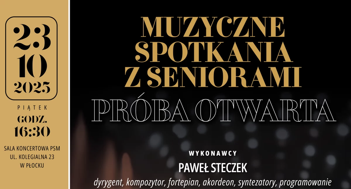 Orlen, Muzyczne spotkania seniorami Zaprasza Płocka Orkiestra Symfoniczna - zdjęcie, fotografia