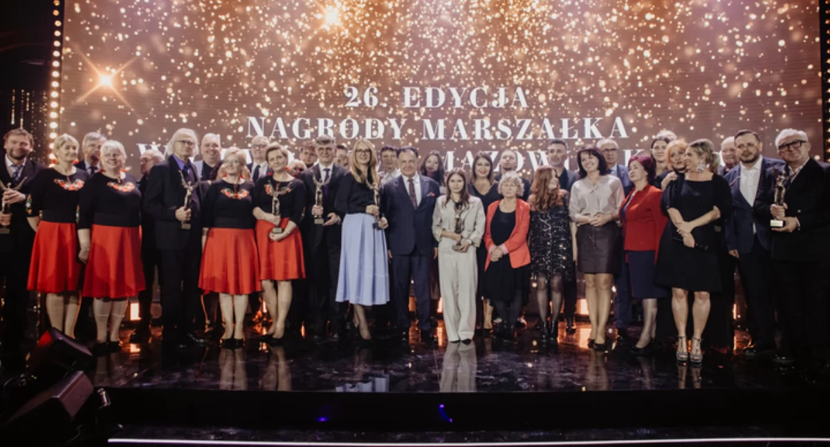 Urząd marszałkowski, wręczenia Nagród Marszałka Województwa Mazowieckiego Wśród najlepszych Płocki Ośrodek Kultury Sztuki - zdjęcie, fotografia
