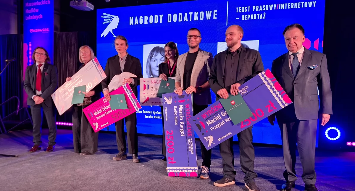 O tym się mówi, Biały nagroda Samorządu Mazowsza dziennikarki Tygodnika Płockiego - zdjęcie, fotografia