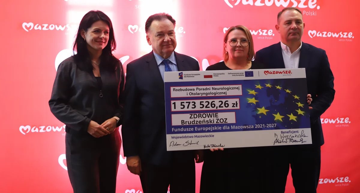 W ramach unijnego wsparcia przychodnia Zdrowie - Brudzeński Zakład Opieki Zdrowotnej otrzymała dofinansowanie w wysokości 1,5 mln zł