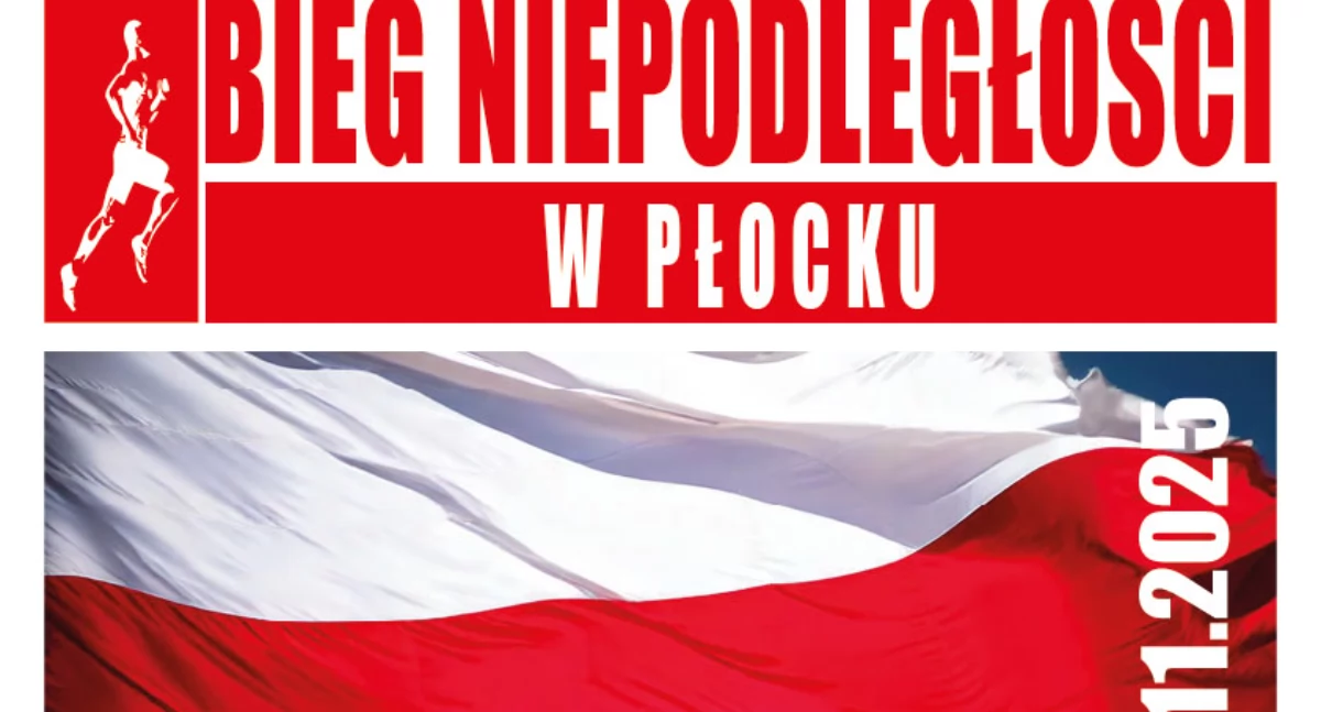 O tym się mówi, Płock świętuje rocznicę odzyskania niepodległości  Bieg ogniska patriotyzmu - zdjęcie, fotografia