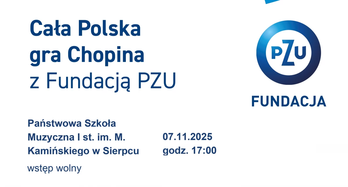 Koncert i zespół, Cała Polska Chopina Fundacją razem koncert Sierpcu - zdjęcie, fotografia