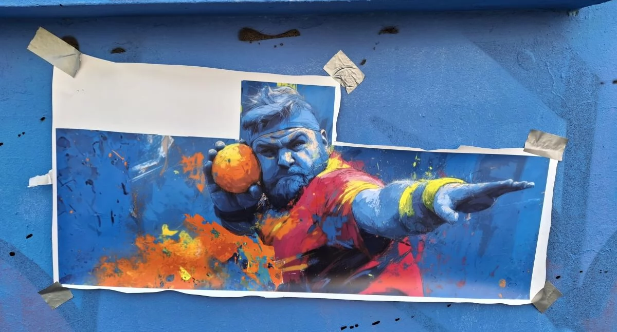 Wokół Nas, Sensacja stadionie Płocku! unikalny mural hołd niezwykłych mistrzów [ZDJĘCIA] - zdjęcie, fotografia