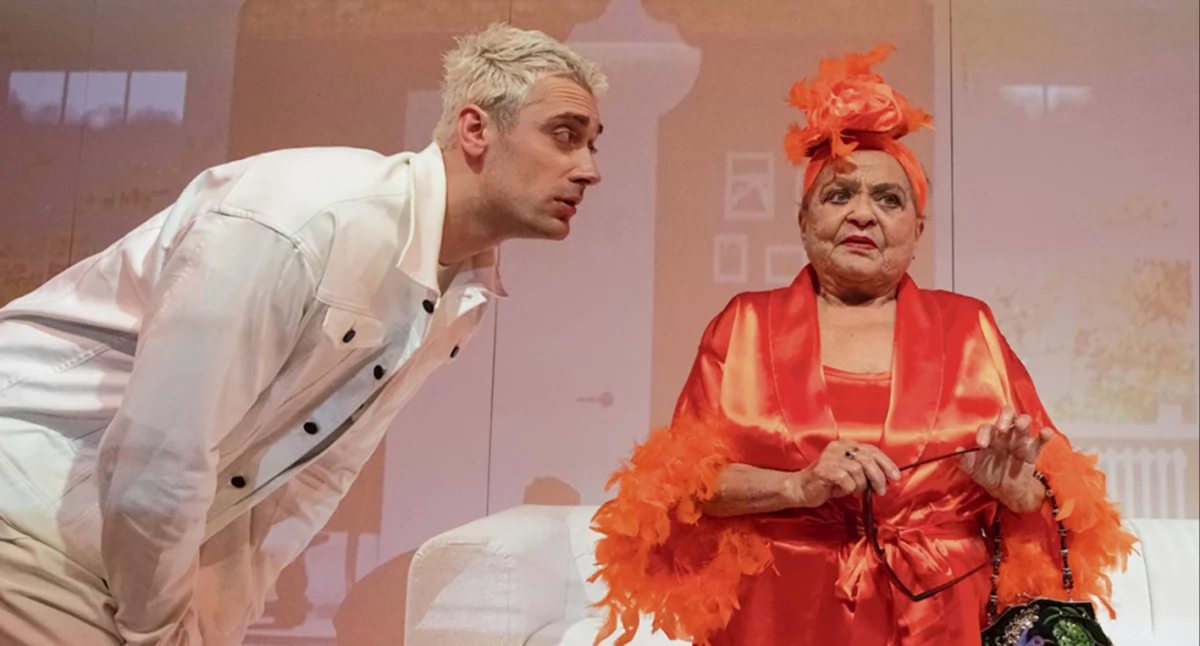 Teatr, Cziczikow klika deskach Teatru Dramatycznego Płocku - zdjęcie, fotografia