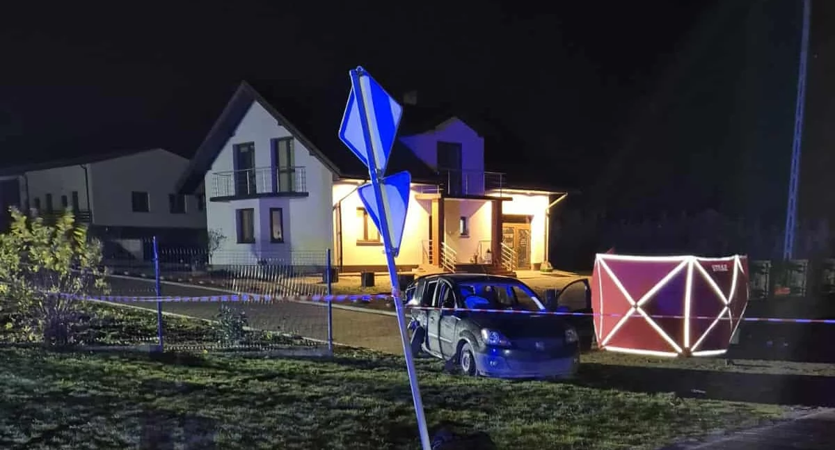 Wypadki, Śmiertelny wypadek gminie Sanniki Poważne utrudnienia drogach - zdjęcie, fotografia