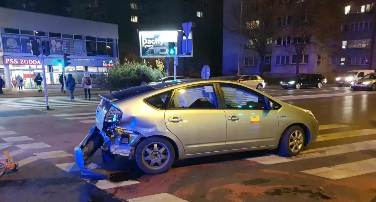 Na skrzyżowaniu al. Jachowicza z ul. Bielską doszło do wypadku