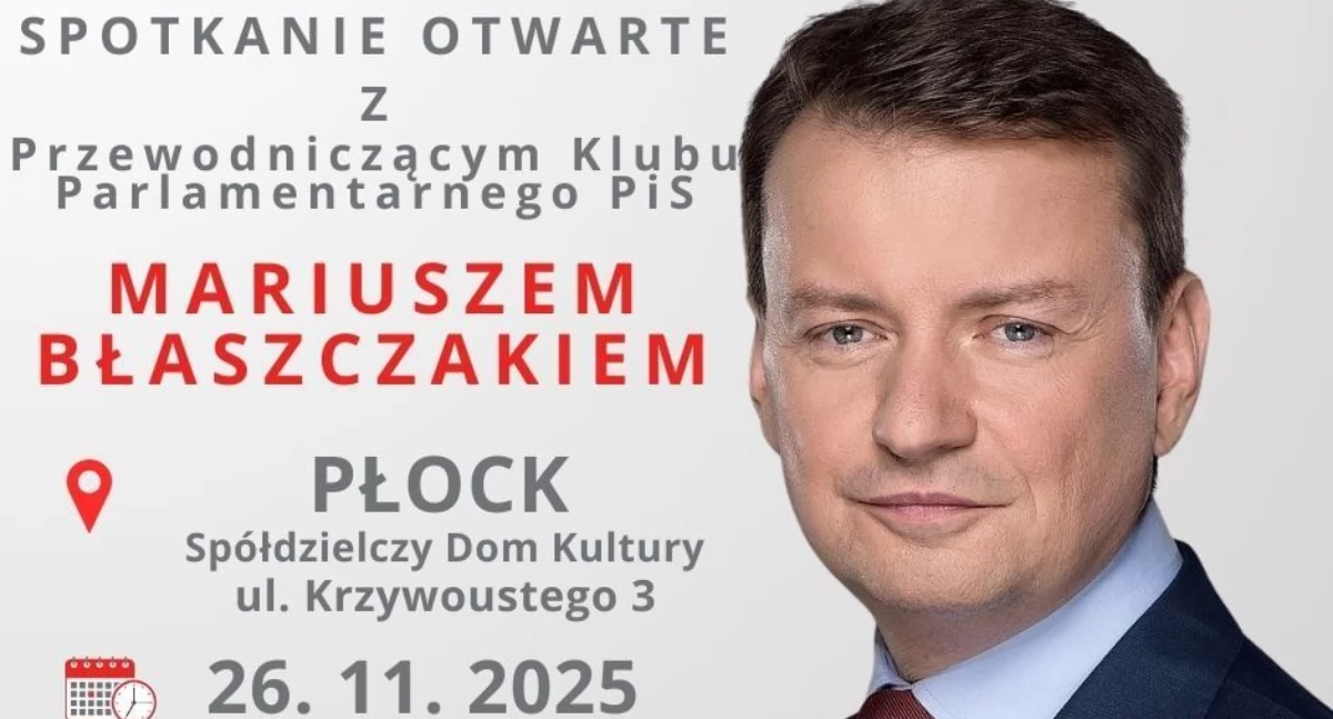 Warto wiedzieć, Mariusz Błaszczak spotka mieszkańcami Płocka - zdjęcie, fotografia