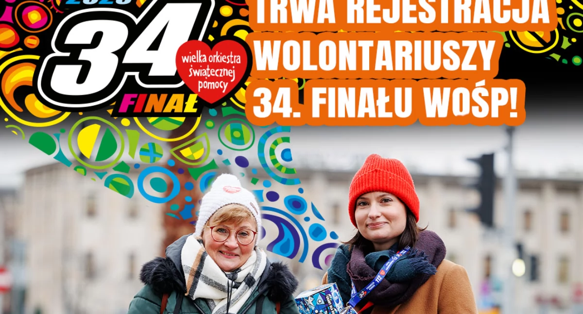  Wolontariusze, którzy chcą kwestować w 34. Finale WOŚP mają czas na zgłoszenia do 14 grudnia