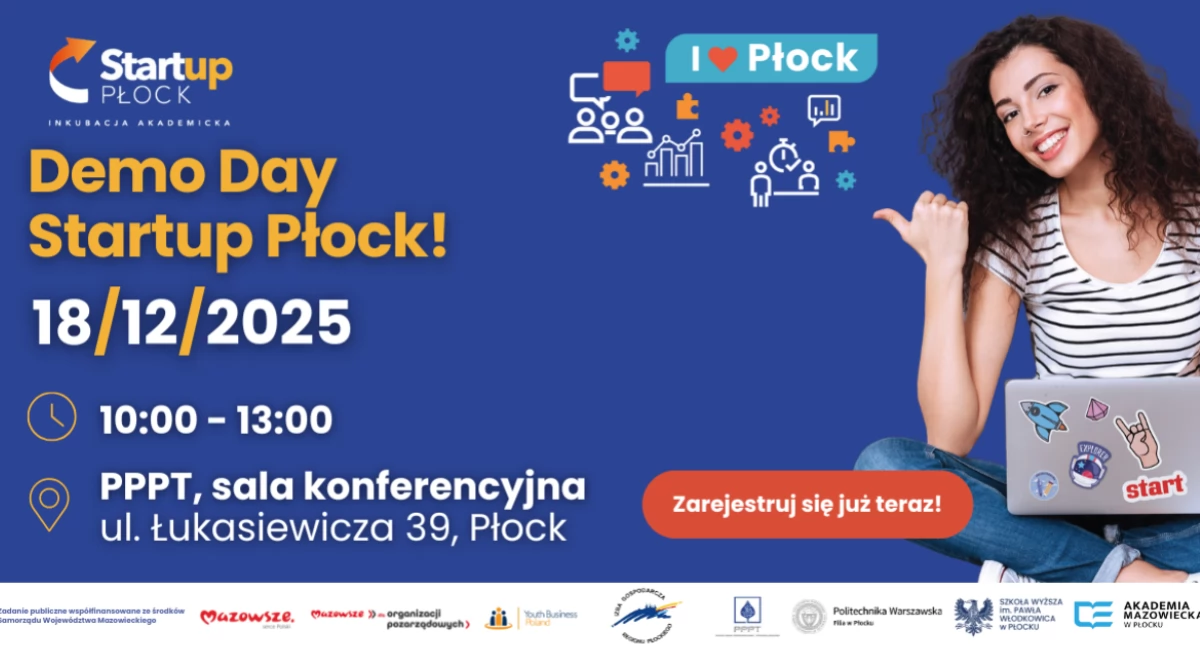 Warto wiedzieć, Startup Płock finał akademickiego programu inkubacyjnego grudnia! - zdjęcie, fotografia