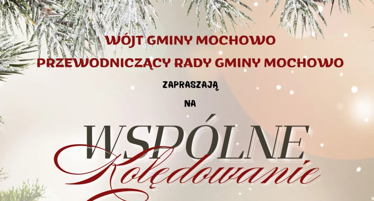 O tym się mówi, Wspólne kolędowanie Mochowie wyjątkowy wieczór pełen świątecznego ciepła - zdjęcie, fotografia