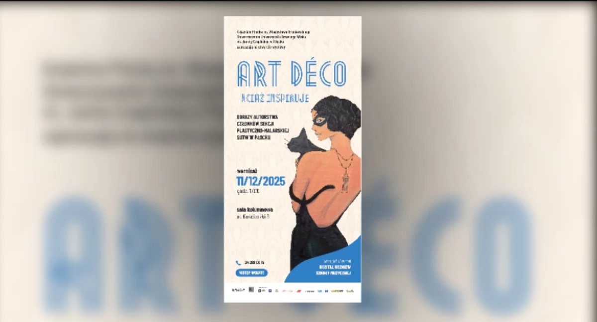 Dzieje się w Płocku, Wystawa jubileuszowa „Art déco wciąż inspiruje” Książnicy Płockiej - zdjęcie, fotografia