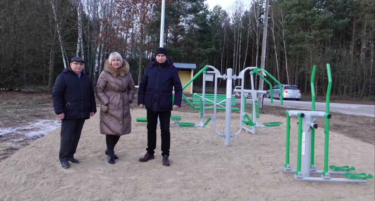 W sołectwie Annopol zakończono realizację siłowni plenerowej