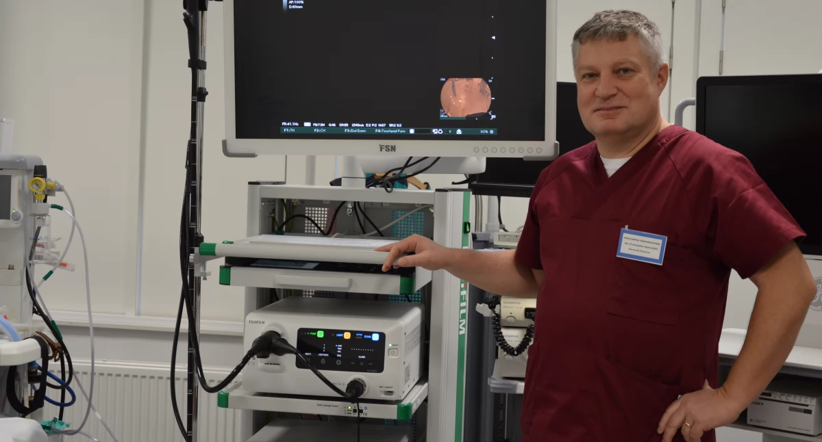 Pracownia Endoskopowa Wojewódzkiego Szpitala Zespolonego w Płocku rozpoczęła diagnostykę z wykorzystaniem wideogastroskopu ultrasonograficznego-EUS
