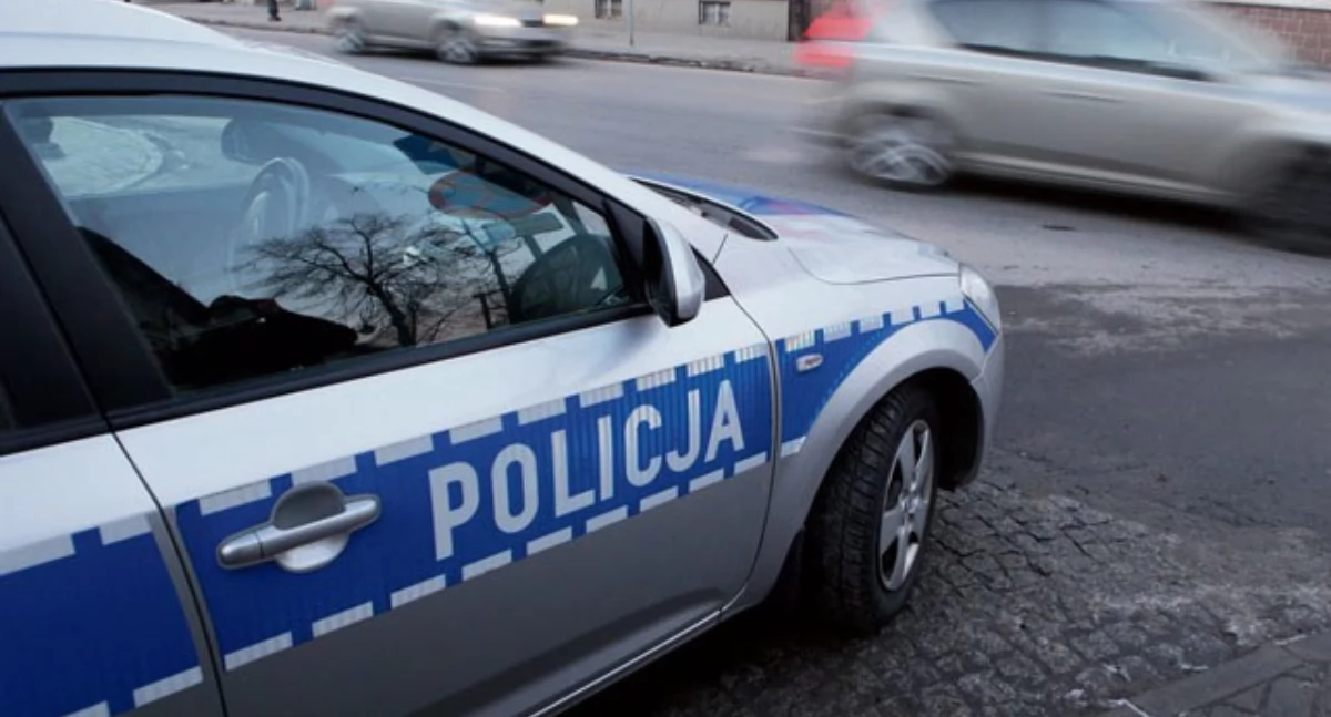 Wypadki, Wypadek skrzyżowaniu centrum Płocka Jedna osoba szpitalu - zdjęcie, fotografia