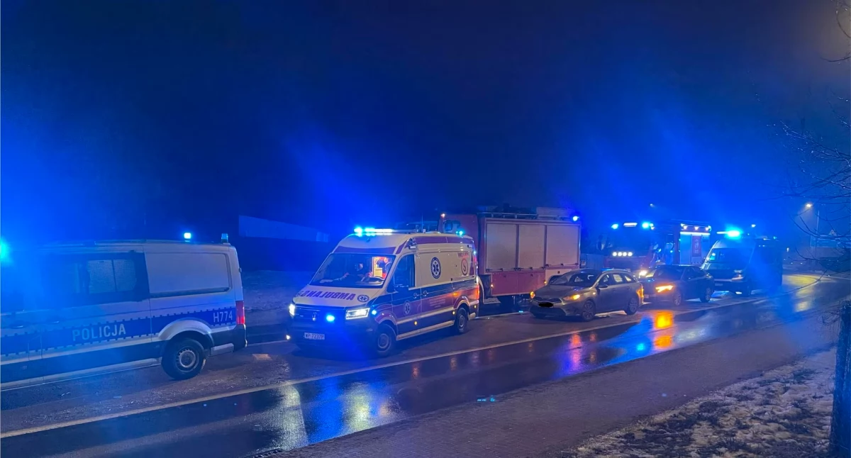 Wypadek przy ul. Wiadukt