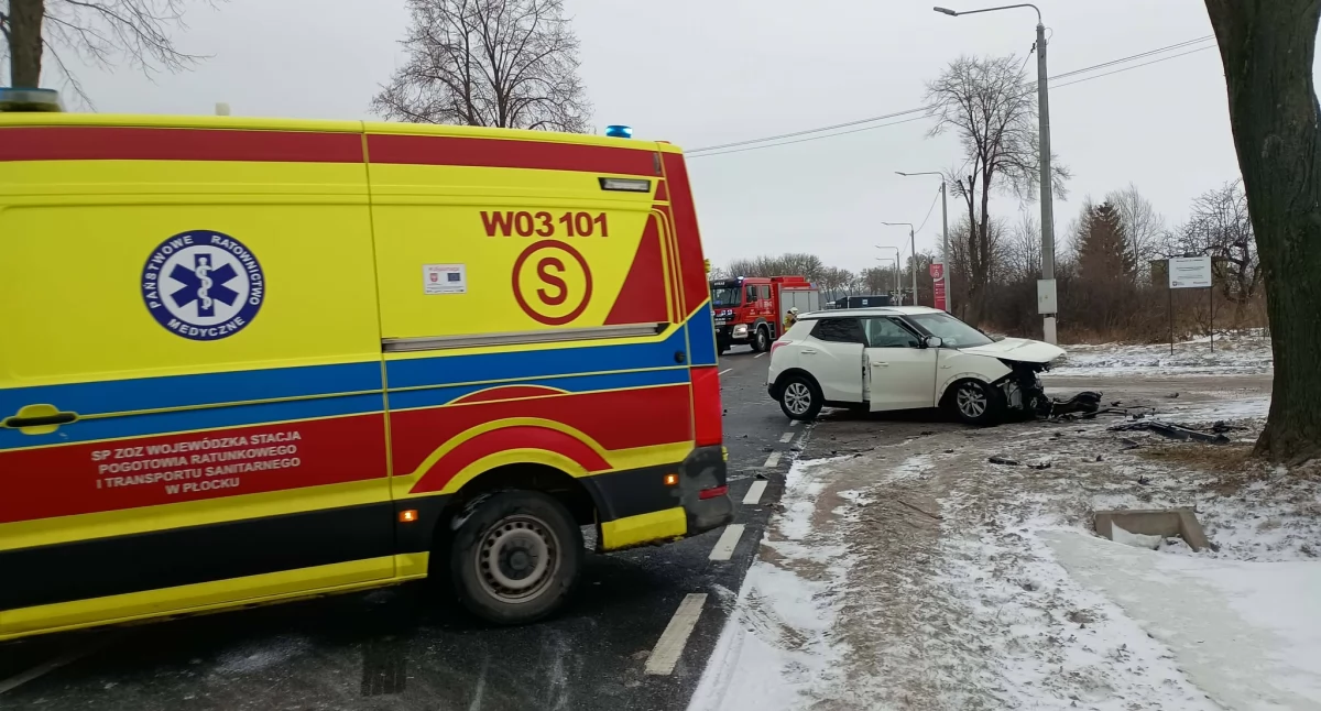 Wypadek w m. Srebrna